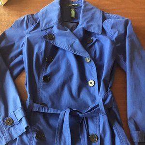 Ralph LAUREN lightweight belted cobalt blue JACKET S
